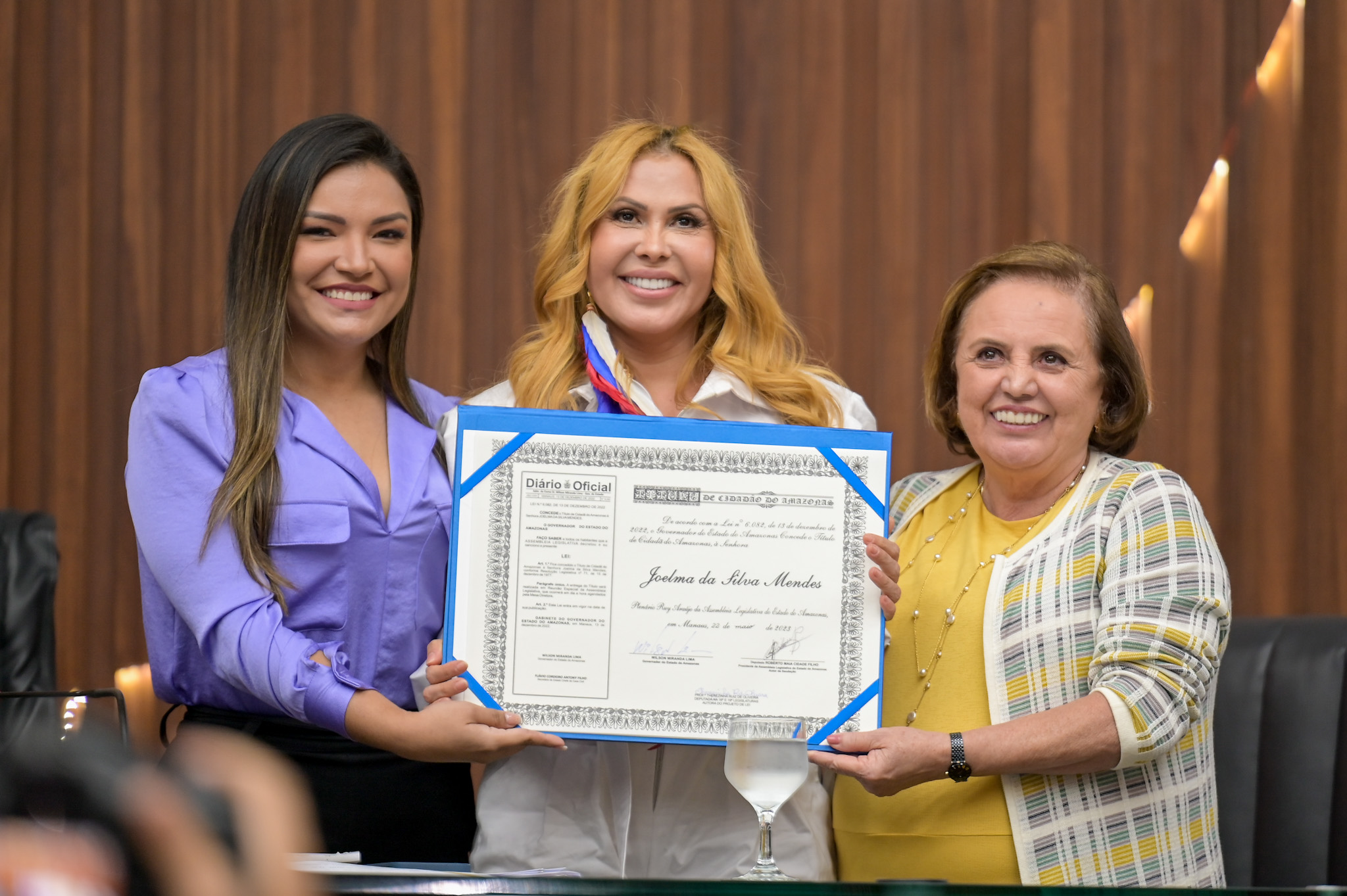 Joelma, do Calypso, recebe T&iacute;tulo de Cidad&atilde; do Amazonas - Portal W&G